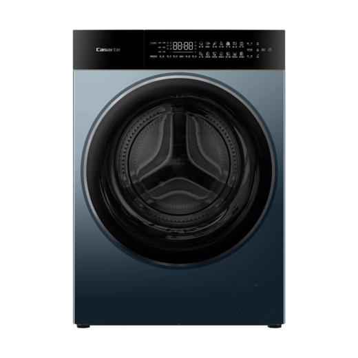 卡萨帝 洗衣机 CE B10LWDBLKU1 锡兰青 10公斤 滚筒洗衣机 设计师系列 直驱变频 一级能效 洗净比1.28 渗锌钢板 LED显示 双智投 上排水 前开式 全自动 不锈钢内筒 商品图0