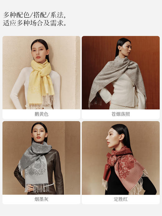 万事利羊绒围巾-知岁 商品图9