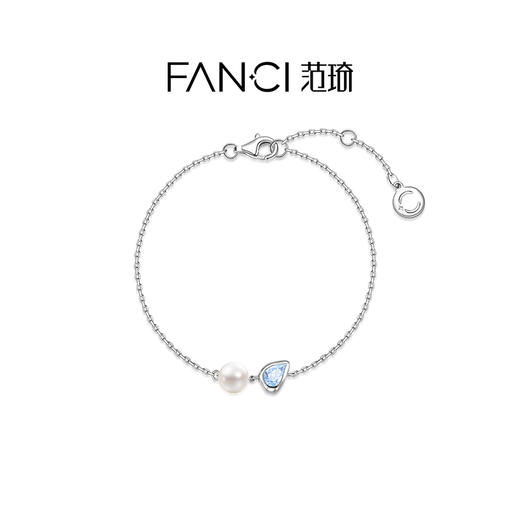 Fanci【蓝眼泪系列】珍珠泪手链925银新款原创设计送女友闺蜜 商品图0