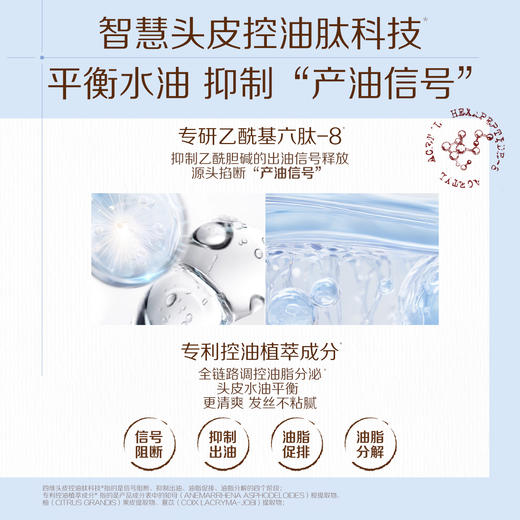 【品牌官旗直发】Spes诗裴丝蓝胖子玻尿酸控油洗发水/护发素500ml*2 控油蓬松洗发露蓝胖子 商品图3