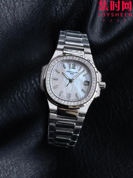 RRR百达翡丽鹦鹉螺7010系列 钻圈款 贝母面 女士石英腕表 表径32mm 原版起模还原数据 达到全部精细对版 商品图5