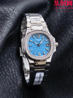 RRR百达翡丽鹦鹉螺7010系列 钻圈款 女士石英腕表 表径32mm 原版起模还原数据 达到全部精细对版