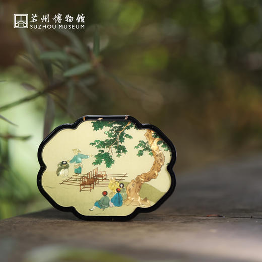 苏州博物馆 姑苏繁华图特展系列仿螺钿冰箱贴非遗小巧精致特色伴手礼 商品图3