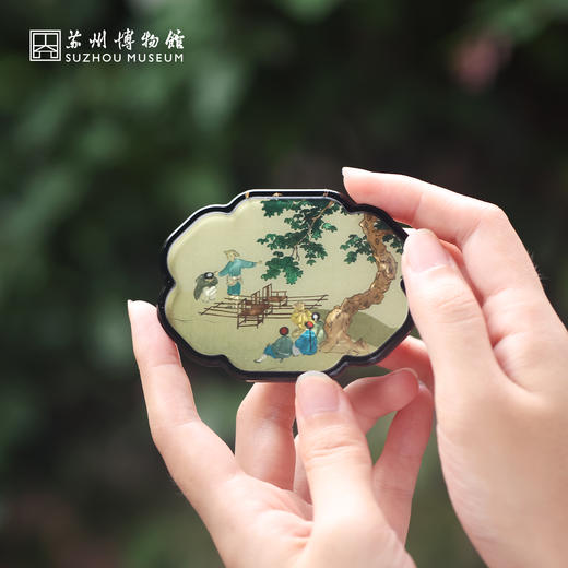 苏州博物馆 姑苏繁华图特展系列仿螺钿冰箱贴非遗小巧精致特色伴手礼 商品图4