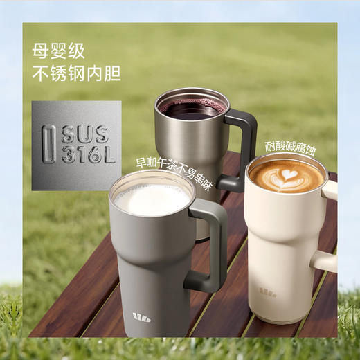 【蕉下精选】蕉下大容量吸管保温杯LC01626 商品图4