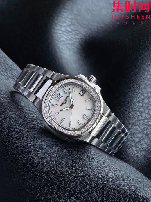 RRR百达翡丽鹦鹉螺7010系列 钻圈款 贝母面 女士石英腕表 表径32mm 原版起模还原数据 达到全部精细对版 商品图3