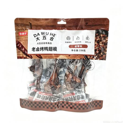 五合乡妹子230g卤香味老卤烤鸭翅根 商品图0