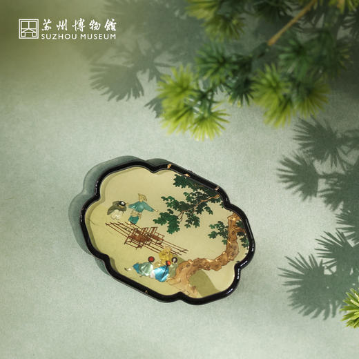 苏州博物馆 姑苏繁华图特展系列仿螺钿冰箱贴非遗小巧精致特色伴手礼 商品图1