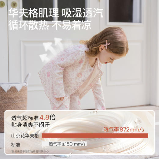 【宝宝服饰】嫚熙童装儿童2026新款秋季套装女宝吊带背心长裤外套换季华夫格 商品图2