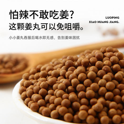 参姜丸250克云南罗平小黄姜熟姜丸红参姜粉制成原始点浓姜食用暖胃姜豆 商品图1