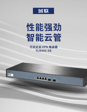 【JL】TP-LINK YLR405-DE（域联 万兆企业VPN路由器）四核64位专用网络处理器。 （包含旧设备更换配件安装及调试）