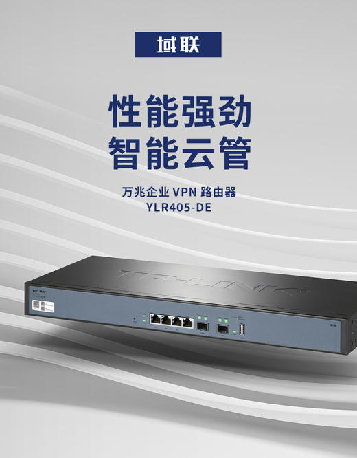 【JL】TP-LINK YLR405-DE（域联 万兆企业VPN路由器）四核64位专用网络处理器。 （包含旧设备更换配件安装及调试） 商品图0