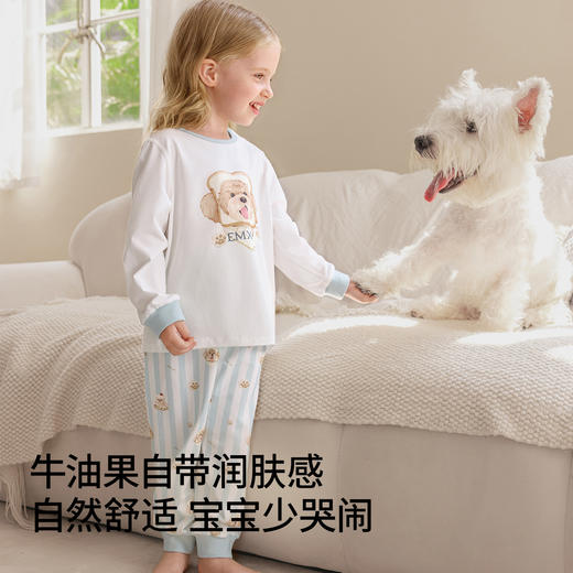 【宝宝服饰】嫚熙女童睡衣裤纯棉儿童家居服套装2026秋季新款女孩可爱风 商品图2