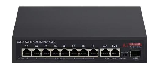 【JL】中兴poe 8口千兆企业级交换机SG1010P2GT 商品图0