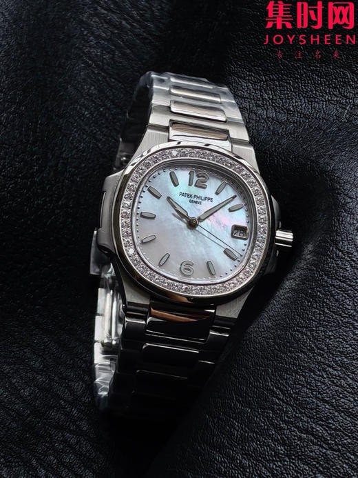 RRR百达翡丽鹦鹉螺7010系列 钻圈款 贝母面 女士石英腕表 表径32mm 原版起模还原数据 达到全部精细对版 商品图2