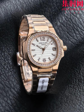 RRR百达翡丽鹦鹉螺7010系列 钻圈款 女士石英腕表 表径32mm 原版起模还原数据 达到全部精细对版