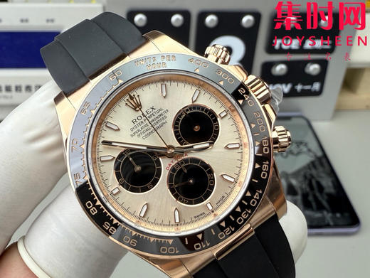 劳力士宇宙计型 EWE新款迪通拿计时系列 余文乐玫金款 日亮金盘 迪通拿4131一体机 男士腕表 商品图4