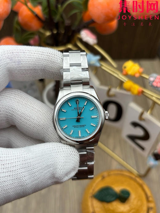 劳力士EWE新款蚝式恒动31系列 恒动31mm 蒂芙尼蓝 女士腕表 表径31mm 商品图0