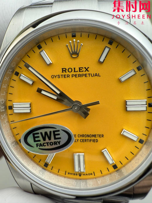EWE劳力士蚝式恒动型36mm系列 新配色"皮卡丘"3230机 三珠板带 男士腕表 表径36mm 小手腕福音 商品图2
