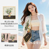 陌上花-SHINE双面印花小方巾 商品缩略图4