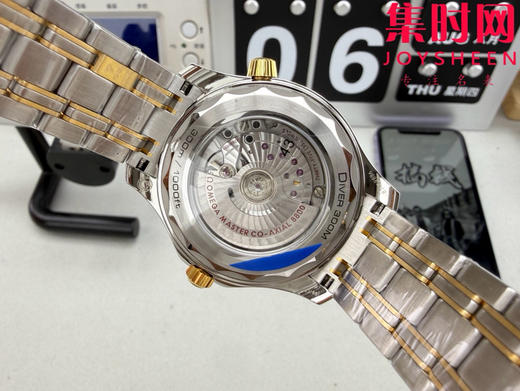 欧米茄VS海马300米系列V4版 8800一体机 VS海马v4版 原装开模 间金海马 男士腕表 商品图8