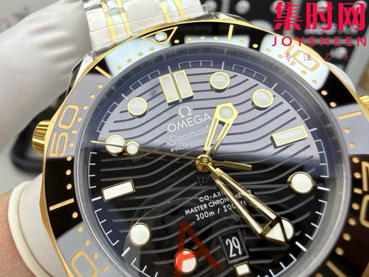 欧米茄VS海马300米系列V4版 8800一体机 VS海马v4版 原装开模 间金海马 男士腕表 商品图3