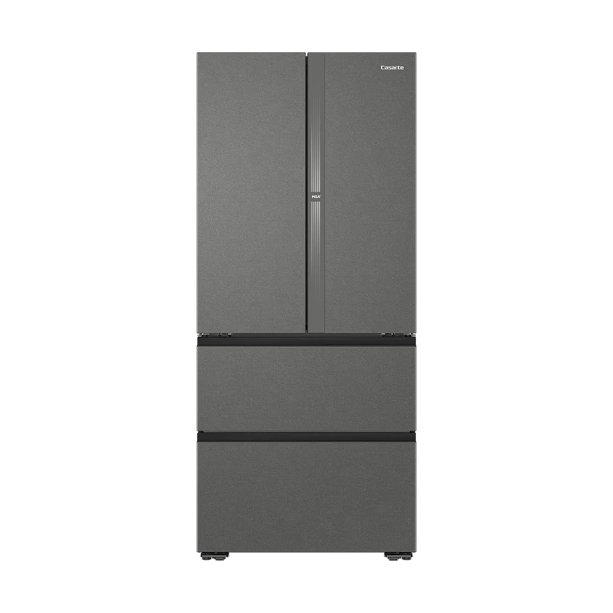 卡萨帝 冰箱 BCD-553WGCFDAGCGU1 揽光系列 553升 博卡灰 法式多门冰箱 一级能效 彩晶面板 变频 风冷 电脑控温 零嵌入式 智能控制