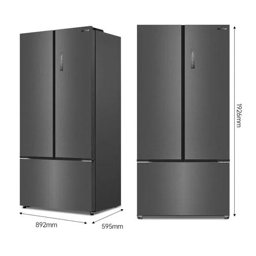 容声 冰箱 BCD-542P60FZGAK 青黛影 542升 法式三门冰箱 风冷 变频 嵌入式 一级能效 钢化玻璃面板 三门无霜系列 上下独立温控 商品图0