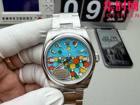 EWE劳力士蚝式恒动型36mm系列 3230机 气球面 泡泡面 庆典 彩色气球 三珠板带 男士腕表 表径36mm 小手腕福音