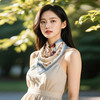 陌上花-SHINE双面印花小方巾 商品缩略图0
