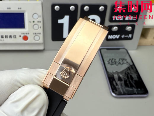 劳力士宇宙计型 EWE新款迪通拿计时系列 余文乐玫金款 日亮金盘 迪通拿4131一体机 男士腕表 商品图8