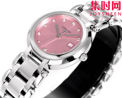 KB浪琴新款心月系列 银色之星 樱花粉 匠心之作【落落大方 腕间淑女】女士腕表 新尺寸 表径30mm 优雅而至。典雅别致的外观，瑞士朗达石英机芯 商品图2