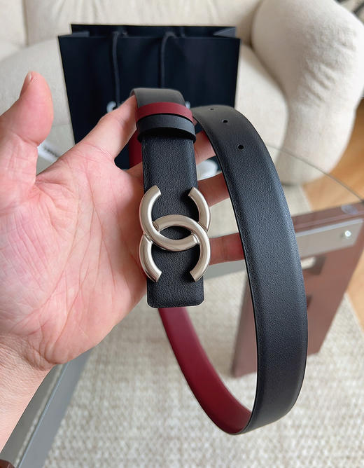 双c小香双面真皮腰带皮带 商品图4