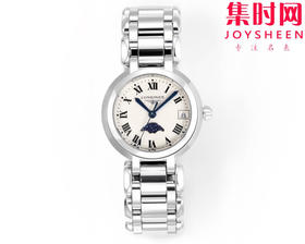 KB浪琴心月月相系列 经典罗马面 女士腕表 表径30.5mm 匠心之作【落落大方 腕间淑女】优雅而至。典雅别致的外观，瑞士朗达月相石英机芯，真月相功能(月相一个月走一圈)