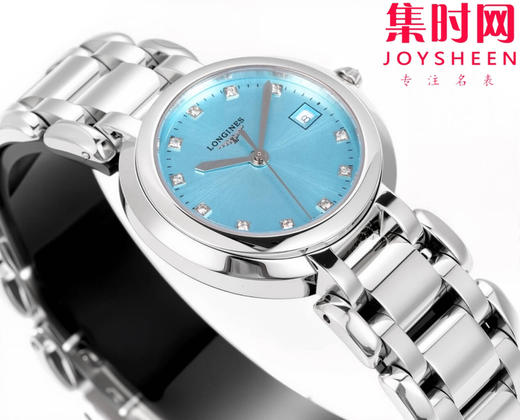 KB浪琴新款心月系列 银色之星 冰蓝面 匠心之作【落落大方 腕间淑女】女士腕表 新尺寸 表径30mm 优雅而至。典雅别致的外观，瑞士朗达石英机芯 商品图4