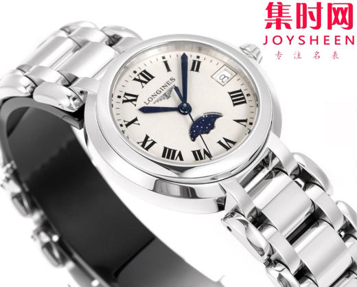 KB浪琴心月月相系列 经典罗马面 女士腕表 表径30.5mm 匠心之作【落落大方 腕间淑女】优雅而至。典雅别致的外观，瑞士朗达月相石英机芯，真月相功能(月相一个月走一圈) 商品图4