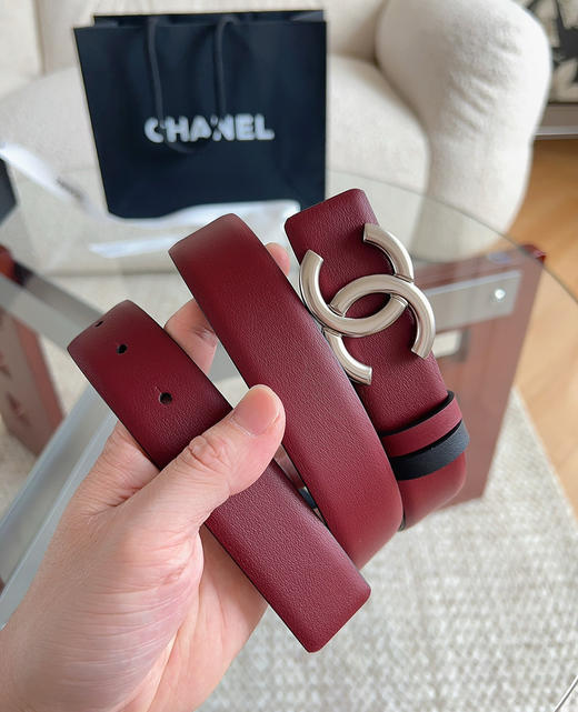 双c小香双面真皮腰带皮带 商品图2