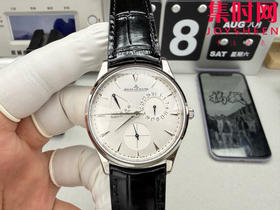 GF积家大师系列1378420"小丑" Master Ultra Thin Réserve de Marche超薄大师动显日历 938一体机 男士腕表