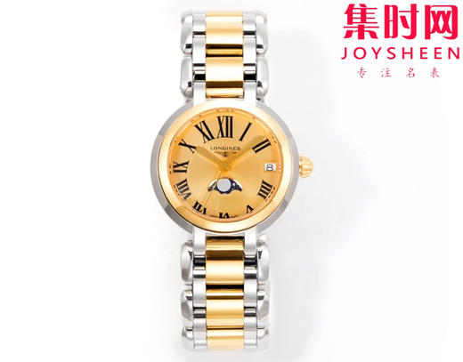 KB浪琴心月月相系列 新配色 间金款 女士腕表 表径30.5mm 匠心之作【落落大方 腕间淑女】优雅而至。典雅别致的外观，瑞士朗达月相石英机芯，真月相功能(月相一个月走一圈) 商品图0