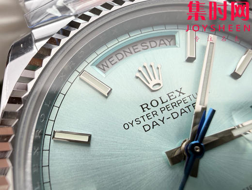 QF配重V5版 重量180克+ 冰蓝DD 劳力士星期日历型系列 冰蓝面 日志40mm 男士腕表 商品图4