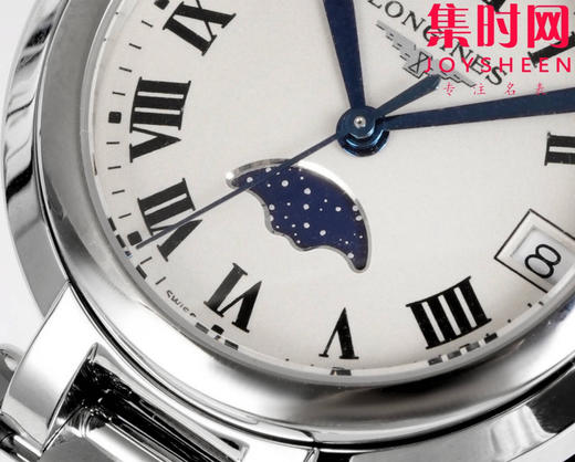 KB浪琴心月月相系列 经典罗马面 女士腕表 表径30.5mm 匠心之作【落落大方 腕间淑女】优雅而至。典雅别致的外观，瑞士朗达月相石英机芯，真月相功能(月相一个月走一圈) 商品图2