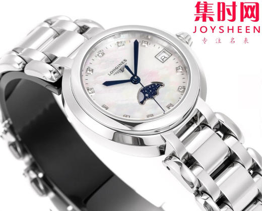 KB浪琴心月月相系列 贝母钻面 女士腕表 表径30.5mm 匠心之作【落落大方 腕间淑女】优雅而至。典雅别致的外观，瑞士朗达月相石英机芯，真月相功能(月相一个月走一圈) 商品图2