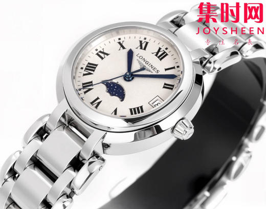 KB浪琴心月月相系列 经典罗马面 女士腕表 表径30.5mm 匠心之作【落落大方 腕间淑女】优雅而至。典雅别致的外观，瑞士朗达月相石英机芯，真月相功能(月相一个月走一圈) 商品图3