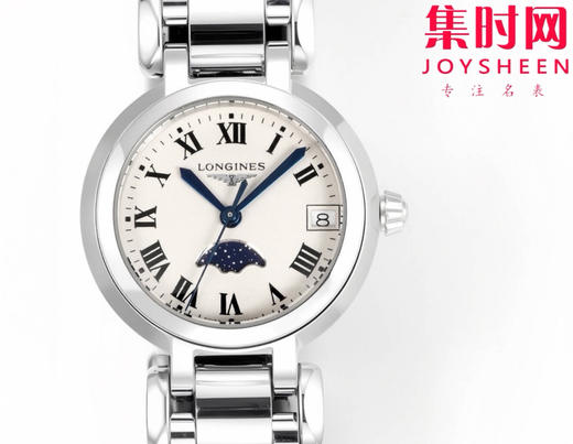 KB浪琴心月月相系列 经典罗马面 女士腕表 表径30.5mm 匠心之作【落落大方 腕间淑女】优雅而至。典雅别致的外观，瑞士朗达月相石英机芯，真月相功能(月相一个月走一圈) 商品图1