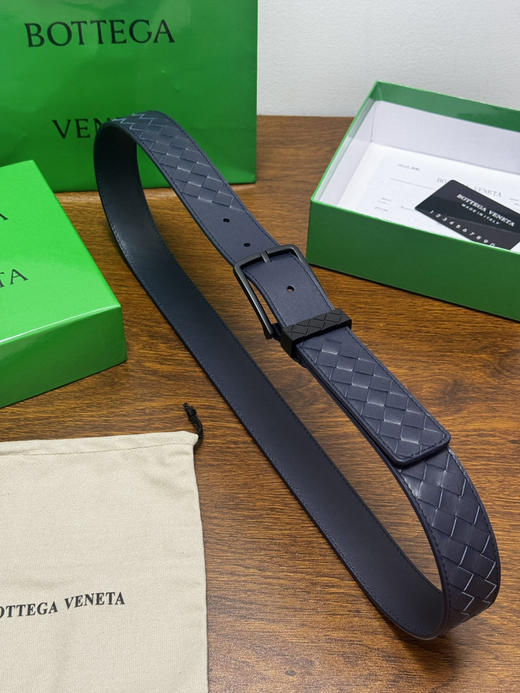春夏特惠💰400 BV男士腰带 BOTTEGA VENETA 带身宽3.5cm 编织牛皮腰带 商品图1