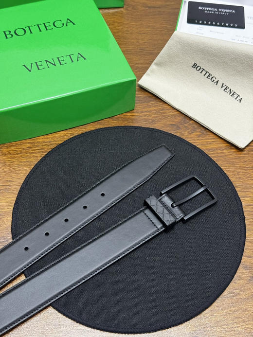 春夏特惠💰320 BV男士腰带 BOTTEGA VENETA 带身宽3.5cm 编织圆环腰带 商品图1