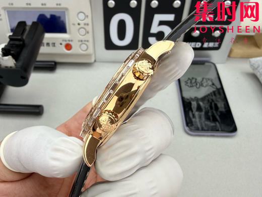 PPF百达翡丽星空 超级复杂功能时计6104系列【双排钻圈】男士腕表 表径44mm 把「天文复杂功能」凝缩成一整片会转动的星空宇宙 商品图5