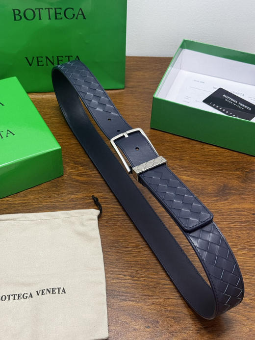 春夏特惠💰400 BV男士腰带 BOTTEGA VENETA   带身宽3.5cm 编织牛皮革腰带 商品图1
