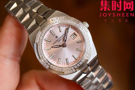 新品—随心所至 启幕无畏之行 VC江诗丹顿新款Overseas CC纵横四海女款系列1225v/1205v 樱花粉 女士石英腕表 表径33mm 商品图1