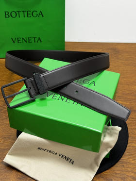 春夏特惠💰320 BV男士腰带 BOTTEGA VENETA 带身宽3.5cm 编织圆环腰带